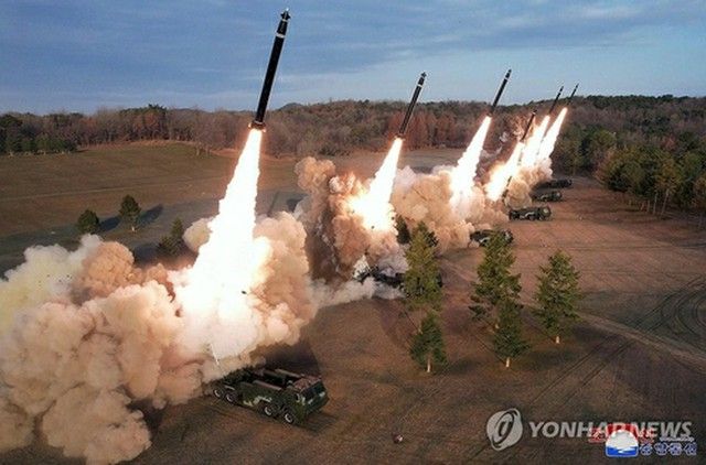 北朝鮮　１８日に超大型放射砲の射撃訓練と報道＝正恩氏「敵の首都崩壊へ態勢完備」