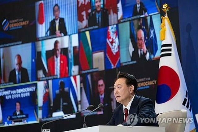 民主主義サミット巡るロシア側発言に「論評する価値もない」　韓国外交部