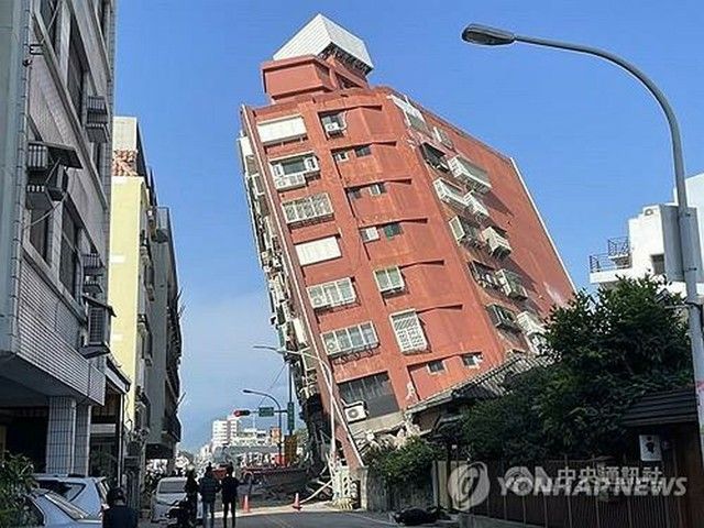 台湾で強い地震　韓国人の被害情報なし