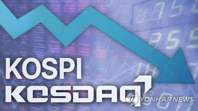 韓国総合株価指数が続落　０．２６％安