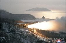 北朝鮮の朝鮮中央通信は昨年１２月、北西部・東倉里の西海衛星発射場で高出力の固体燃料エンジンの地上燃焼実験に成功したと報じた＝（朝鮮中央通信＝聯合ニュース）≪転載・転用禁止≫
