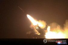 北朝鮮の朝鮮中央通信は２月２３日に東海上に向け戦略巡航ミサイル「ファサル２」の発射訓練を実施したと報じた＝（朝鮮中央通信＝（聯合ニュース）≪転載・転用禁止≫