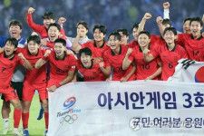 アジア大会第１５日　韓国がサッカー・野球など金メダル５個