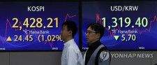 韓国総合株価指数が反発　１．２３％高