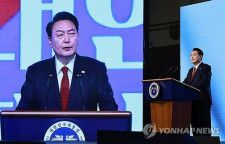 尹大統領が韓日の協力関係強調　「過去乗り越え共同利益追求」