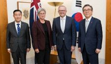 韓国の外相・国防相　豪首相と国防・防衛産業強力など協議