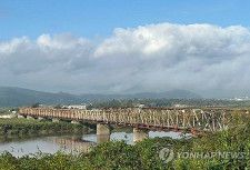 北朝鮮とロシアを結ぶ鉄橋＝（共同＝聯合ニュース）≪転載・転用禁止≫