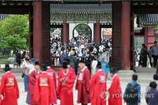 ソウルにある朝鮮王朝時代の王宮・景福宮＝（聯合ニュース）