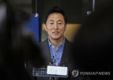 呉世勲・ソウル市長＝（聯合ニュース）