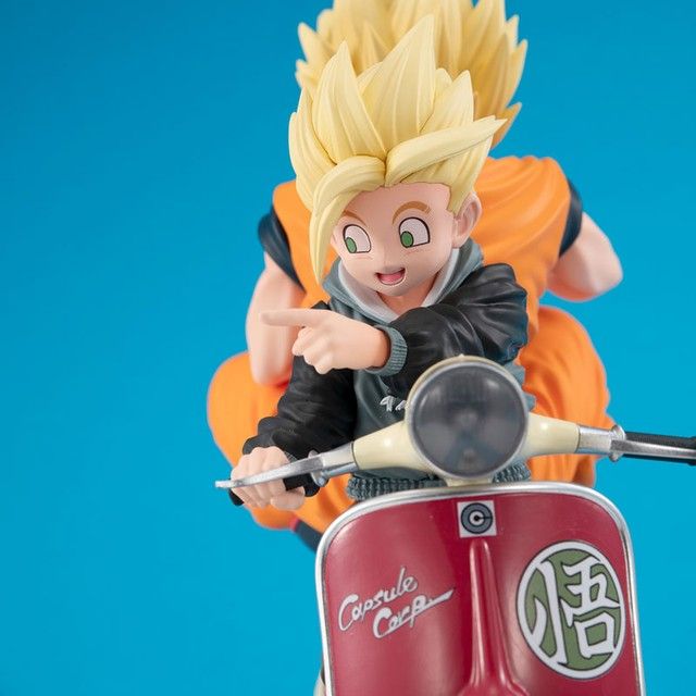 ドラゴンボールＺ」バイクに乗った悟空＆悟飯、超絶フィギュアで登場！最強親子の和やかシーンを緻密再現(よろず～ニュース) - goo ニュース