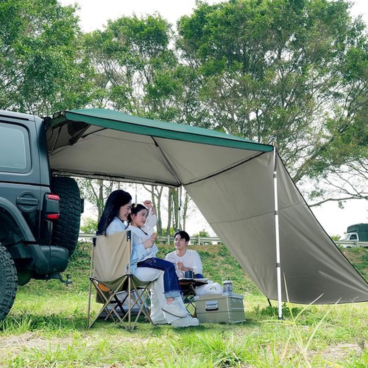 Amazon | Geer Top カーサイドタープ 車 タープテント 車用 天幕