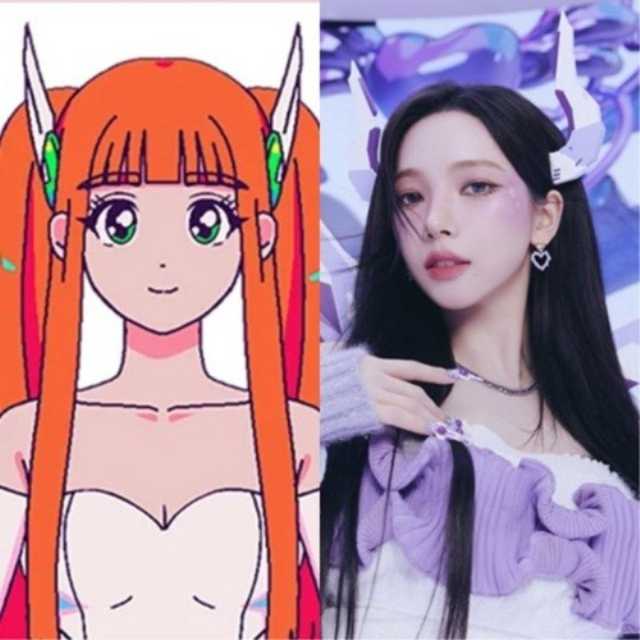 KARINA（aespa）をコピー？”身長やMBTIが同じHYBEのバーチャル