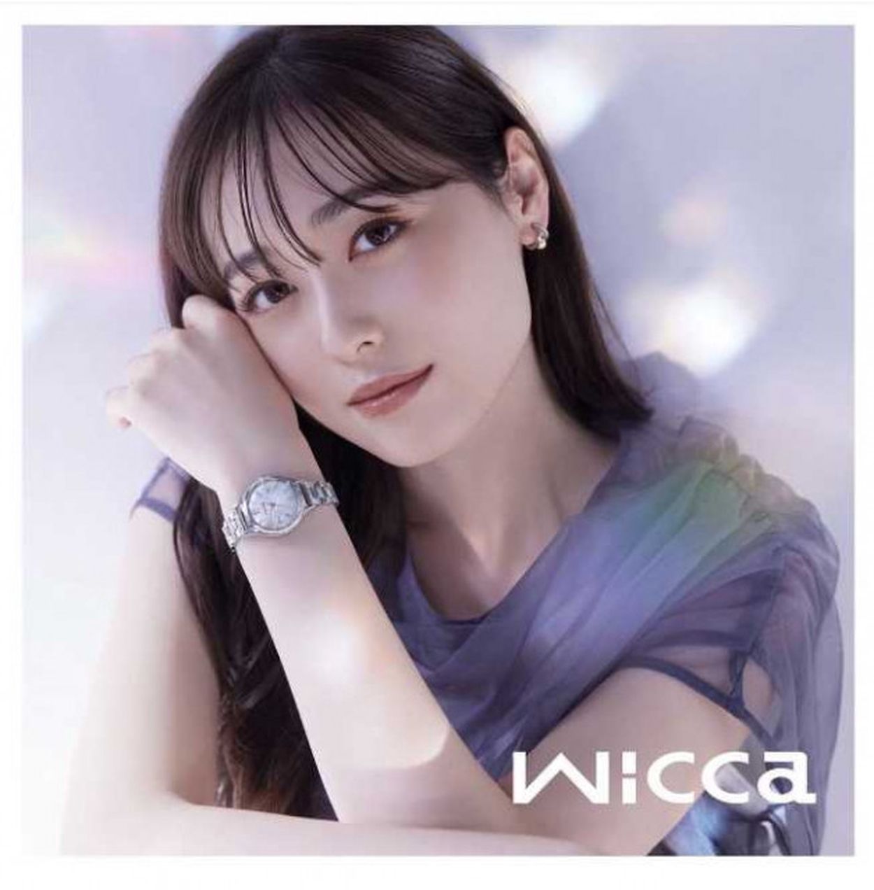 福原遥、wiccaとのコラボモデル第3弾を宣伝!透明感溢れるビジュにファン｢ちょっと、可愛すぎです...｣(DailyNewsOnline) -  goo ニュース