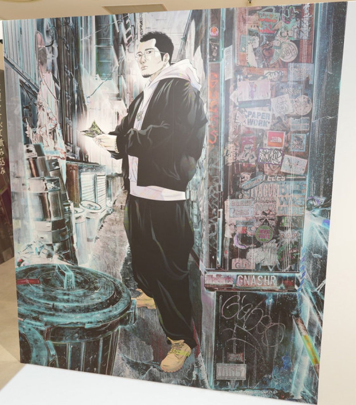 ウシジマ原画展会場 展示パネルもグッズも 良い感じです 」真鍋