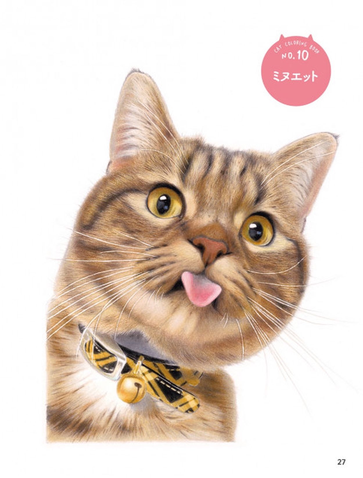☆キジトラ猫色鉛筆画 - 絵画