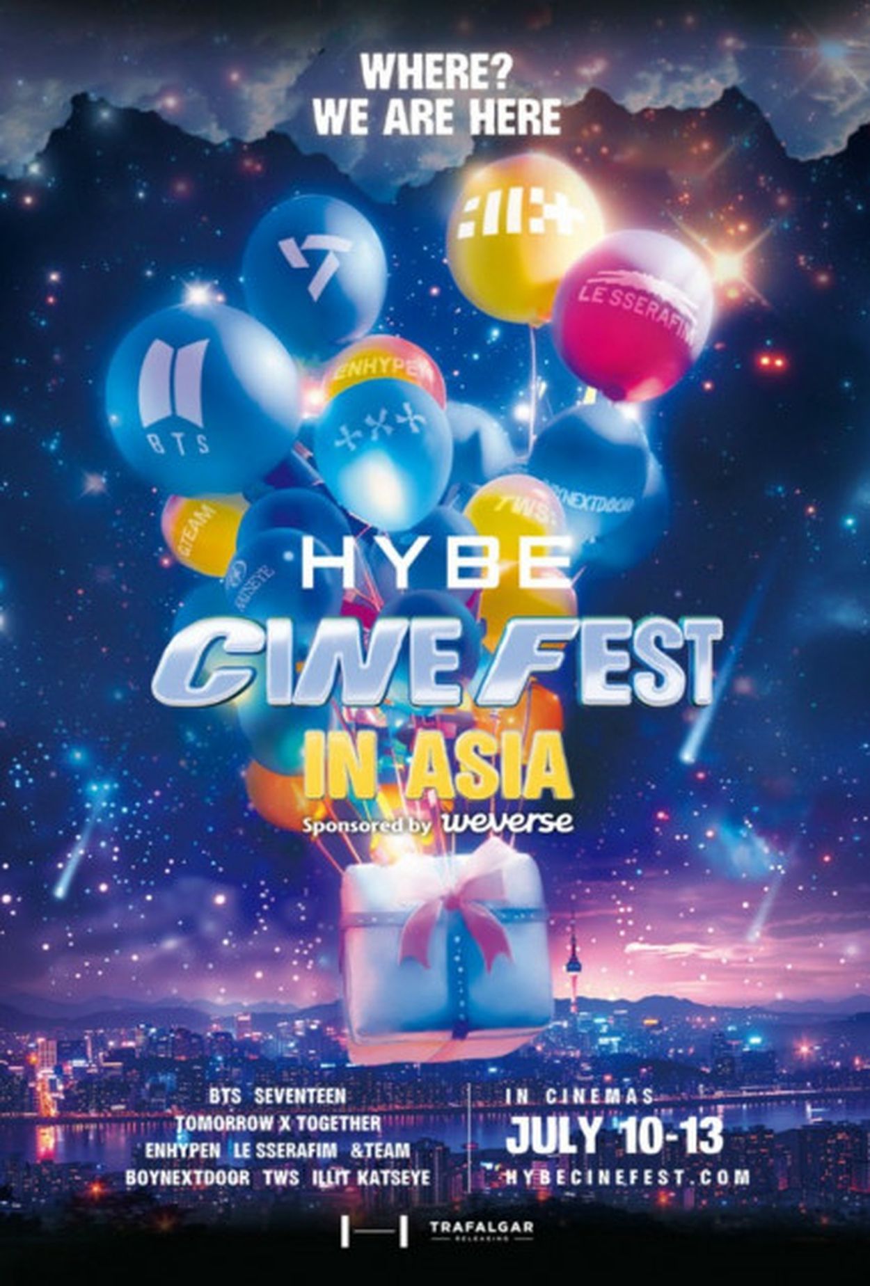 HYBE、「BTS」の”テチャン”が楽しめる「HYBE CINE FEST」開催