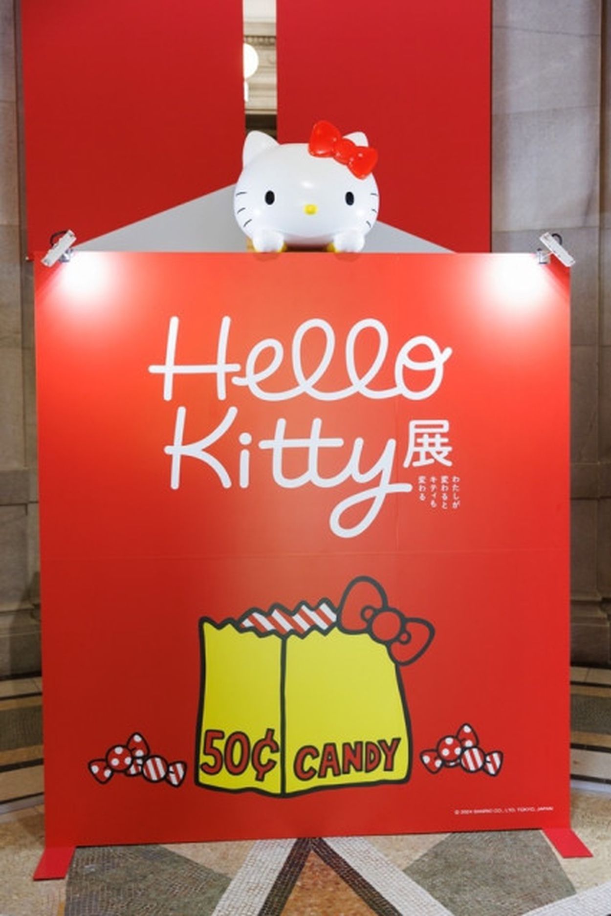 ハローキティ展 恐ろしい 東博コラボデザイン ポストカード全9枚