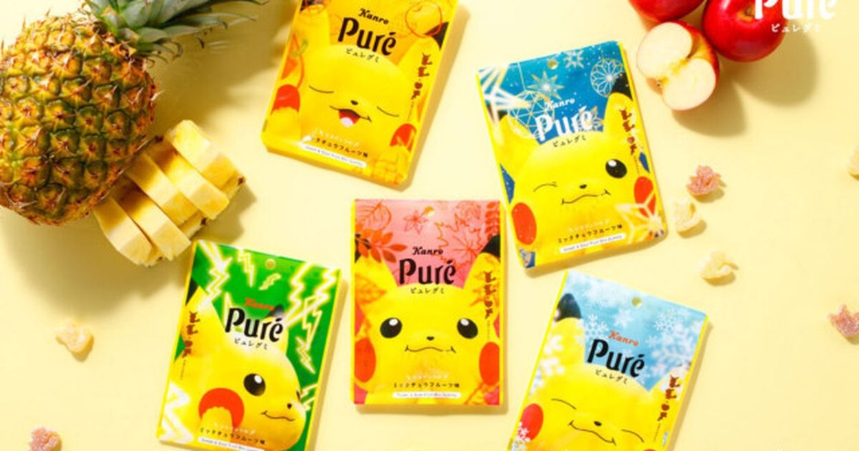 「ピュレグミポケモン ピカチュウのミックチュウフルーツ味」が10月29日発売！秋冬をテーマにした5種類のパッケージで登場(Saiga NAK) -  goo ニュース