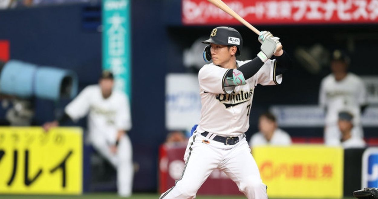 西川龍馬 実使用バット オリックス - メルカリ
