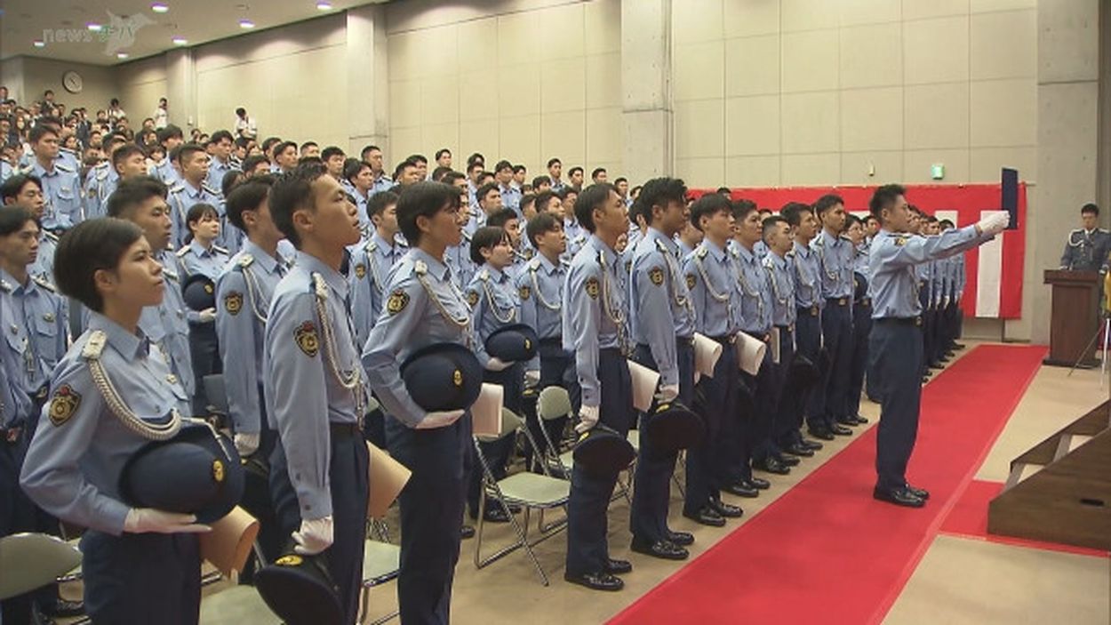 警察学校卒業式 159人が新たな門出 千葉県東金市(チバテレ＋