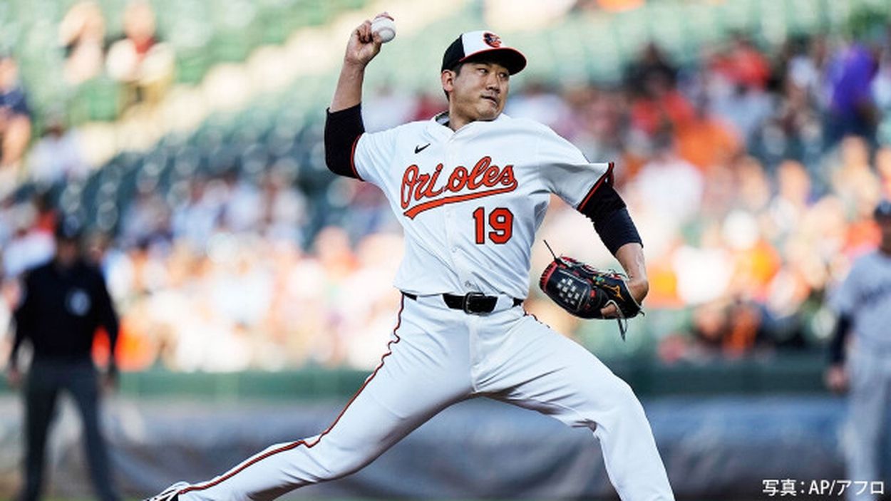 菅野智之、7回1失点で5勝目。現地メディアには元巨人のチーム