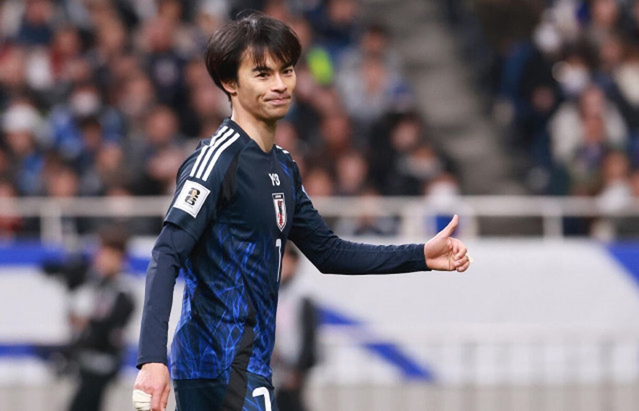 日本代表 三笘薫 2022W杯スペイン戦 選手用 ユニフォーム