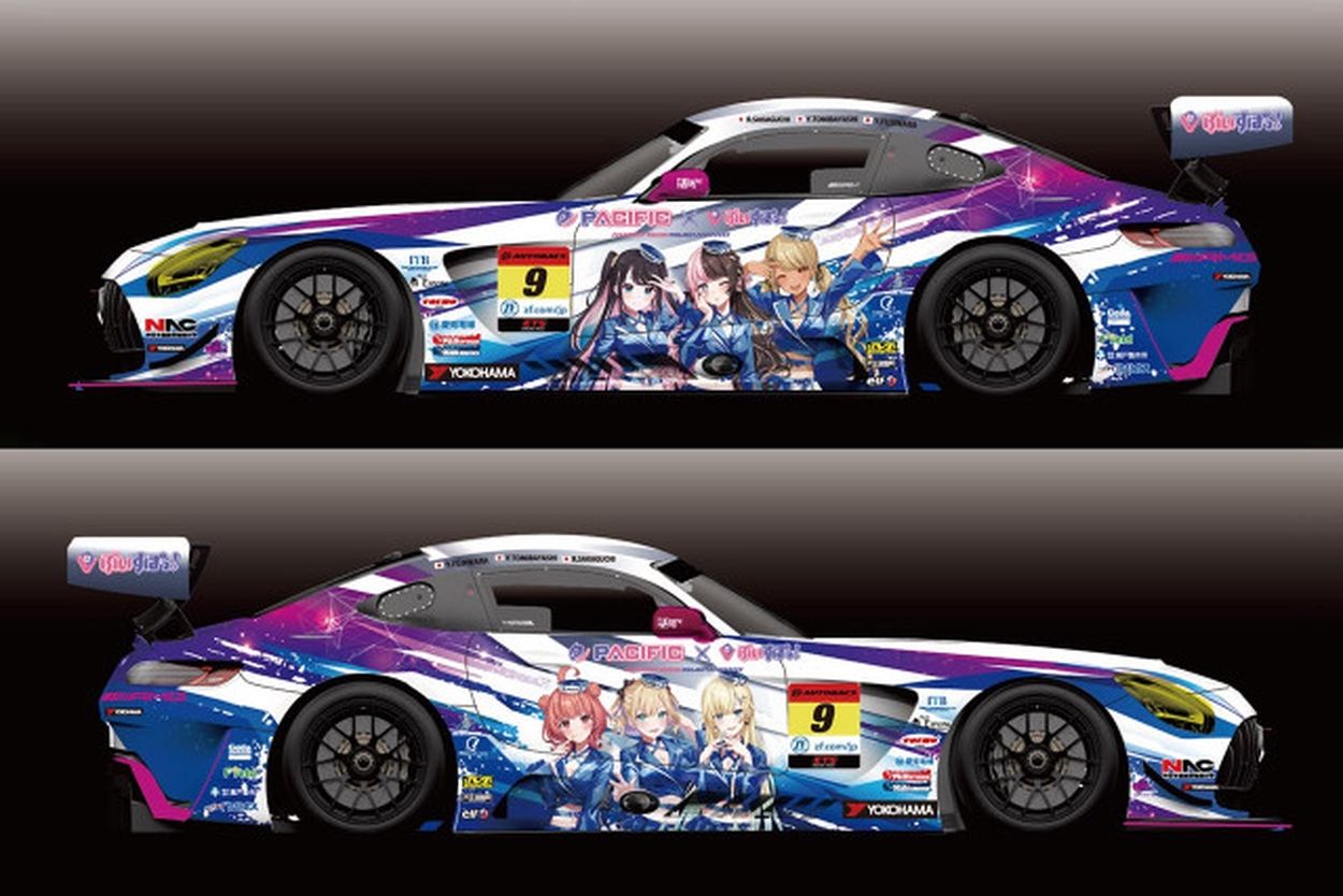 PACIFIC RACING TEAMが6名の『ぶいすぽっ！』メンバーを描く2024年マシンカラーリングを発表(オートスポーツweb) - goo  ニュース