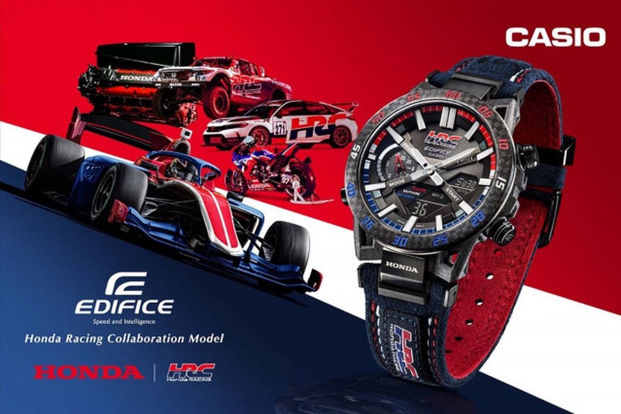 カシオEDIFICEとホンダ・レーシング／HRCコラボウオッチ最新モデルが登場「レースファンが誇れる商品に」(motorsport.com 日本版)  - goo ニュース