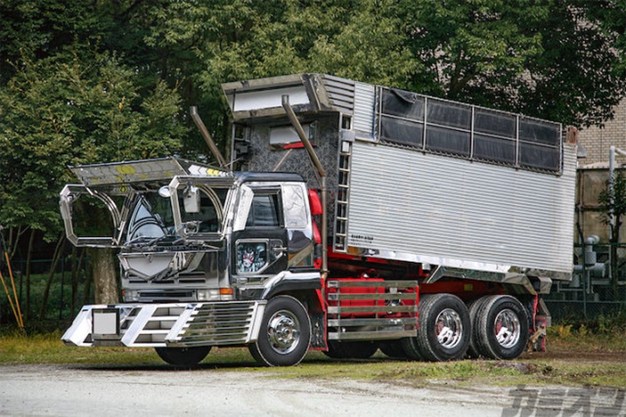 デコトラ トラック ダンププロテクター 飾りプレート - 外装、エアロパーツ