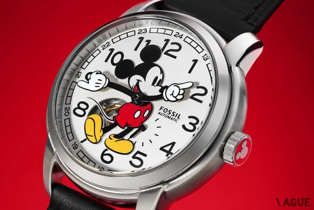 ロンハーマン×ミッキーマウス 復刻版腕時計 - 金属ベルト
