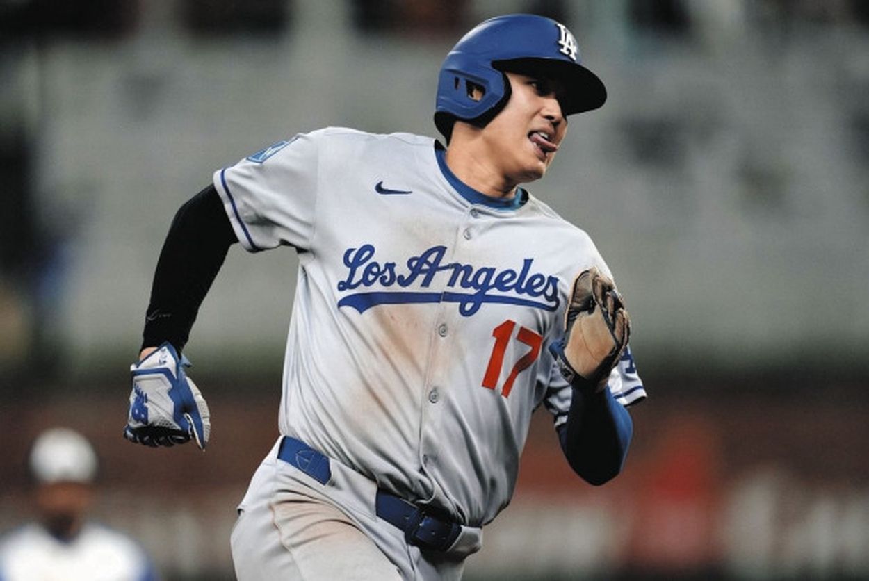 大谷翔平、初球いきなり仕掛けた…“伝説の地”マイアミで二盗成功