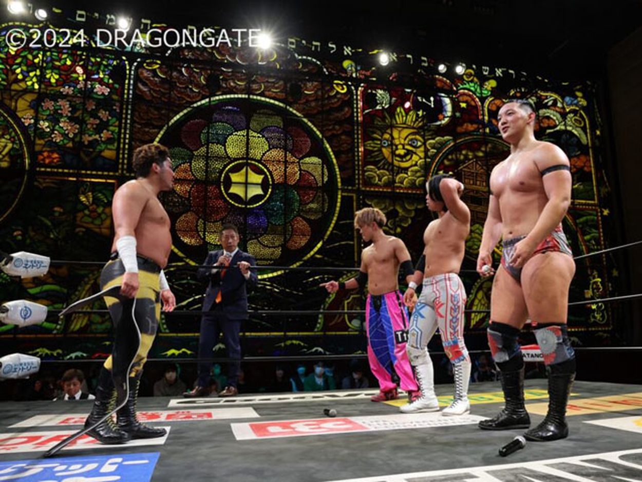 DRAGONGATE】初日で往年のユニット復活、2日目で菊田&ダイヤ&田中が 