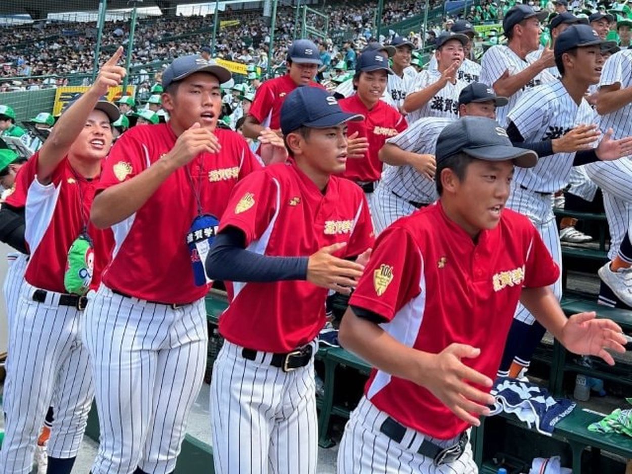 甲子園で話題「野球部員なのに…なぜダンスがこんなにうまい？」滋賀学園の応援団長に直撃「マキヒカさん、ほんとおもしろい」「夜な夜な練習」《2024甲子園BEST》(Number  Web) - goo ニュース