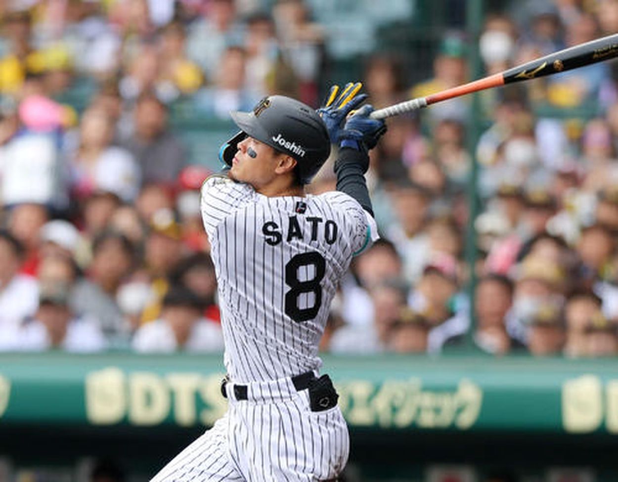 阪神】佐藤輝明が大爆発 2ラン、適時二塁打、3ランで全6打点