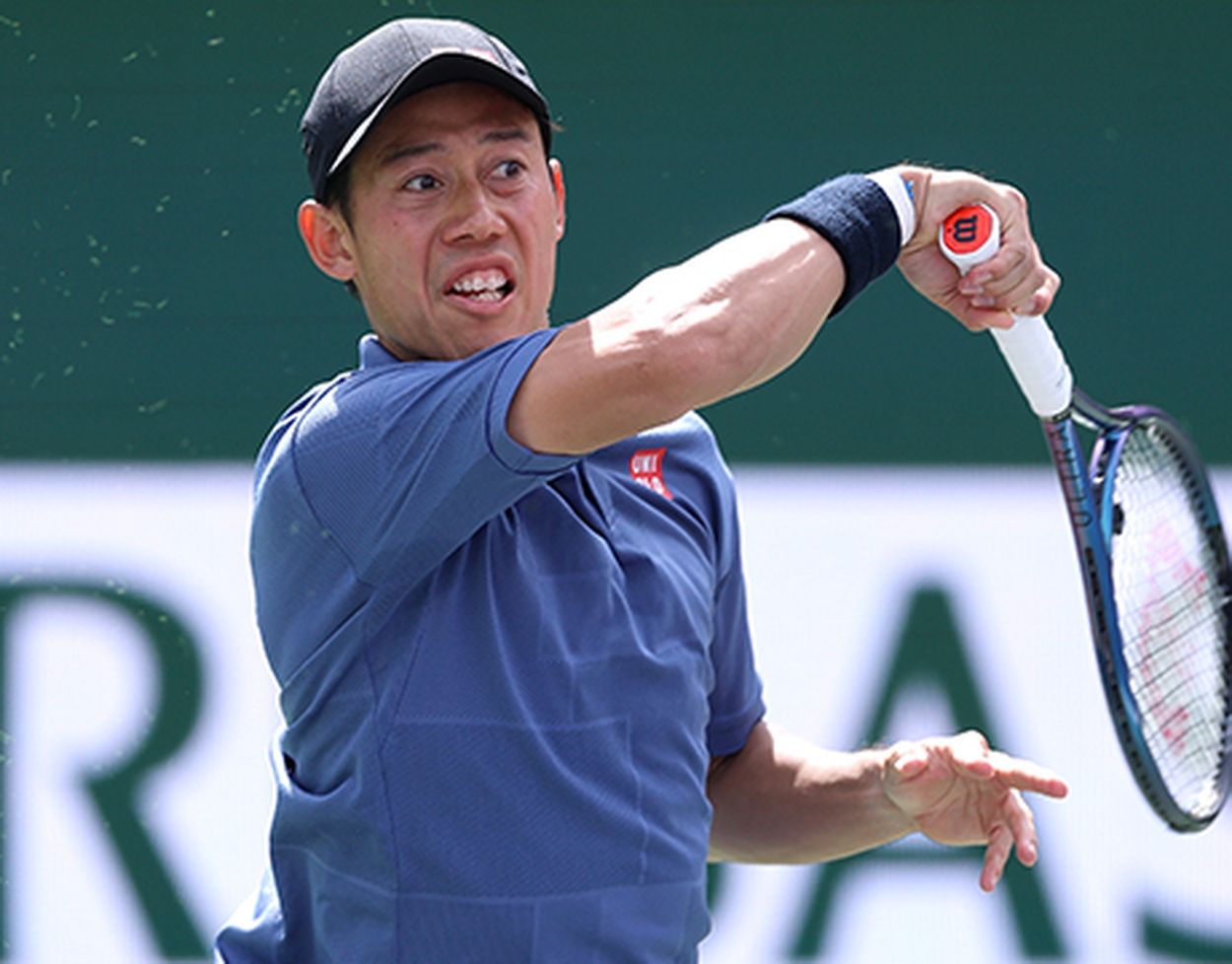 錦織圭 シーソーゲーム制し初戦突破(tennis365.net) - goo ニュース