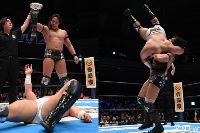 新日本】TAKESHITAが大岩突破でNEVER最多V5 棚橋戦へ「俺たちの
