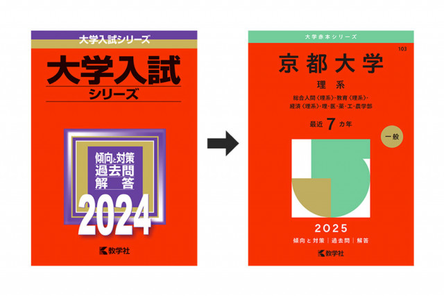 受験生の相棒「赤本」創刊７０周年でデザイン一新、戸惑いの声も…そこに込めた思いは？(Lmaga.jp 関西のニュース) - goo ニュース