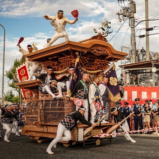 だんじり ミニだんじり ミニチュア だんじり祭り 岸和田 模型 職人の手作り 節約