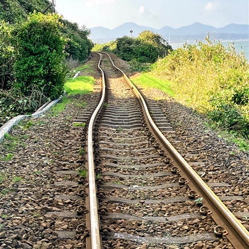 ＪＲ山陰線 運休区間で線路にゆがみ３５メートル 復旧時期は見通せず 石見津田−益田駅間、大雨で斜面に亀裂 島根県益田市(山陰中央新報デジタル) -  goo ニュース